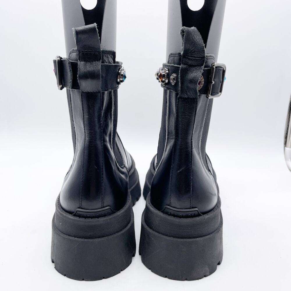 Kurt Geiger London London Sawyer Jeweled Studs Dot Chelsea Boots EU41/US10 - Picture 6 of 10